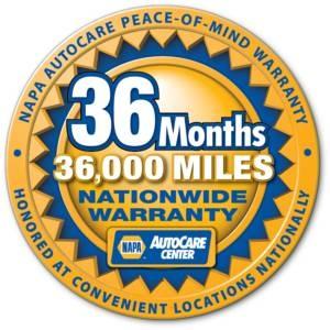 36 month, 30000 mile warranty